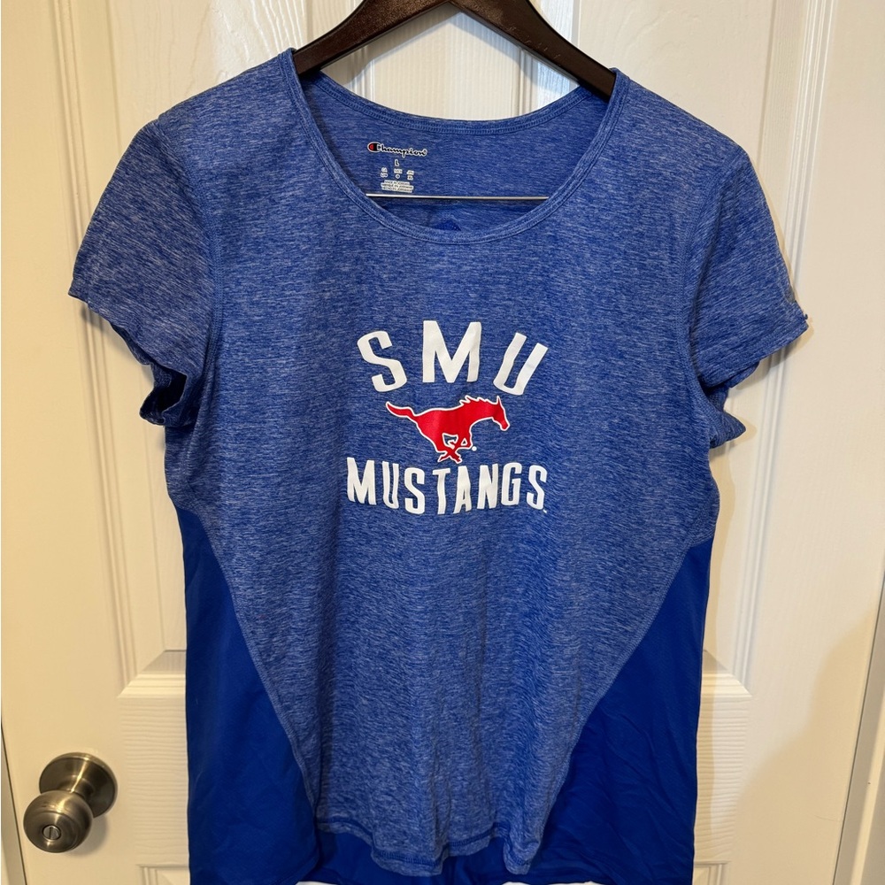 Women’s Champion SMU Mustangs Blue T-Shirt